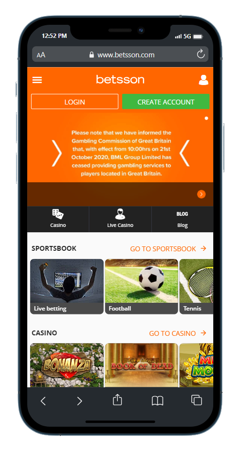 Betsson logo Sportbettingsporter