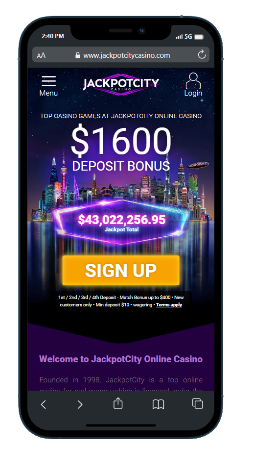 Jackpot City logo Sportbettingsporter