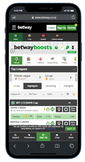 Betway logo Sportbettingsporter