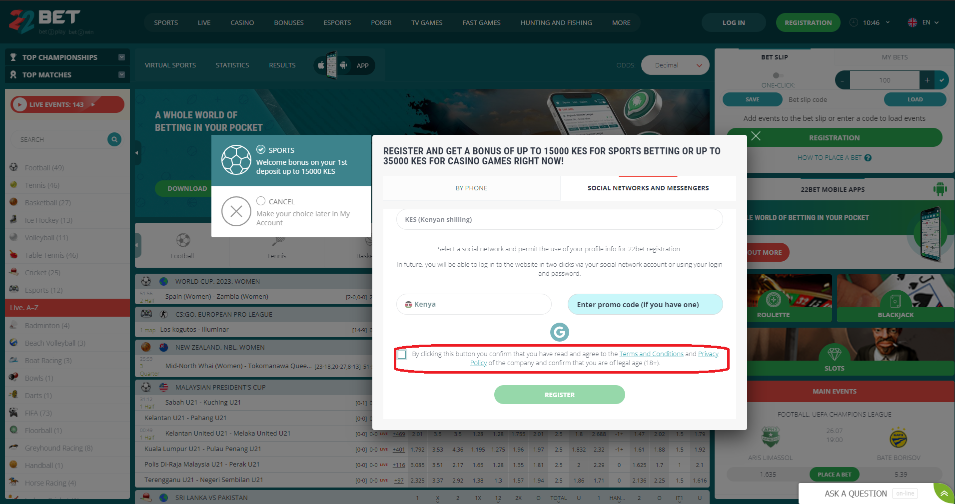 22bet logo Sportbettingsporter