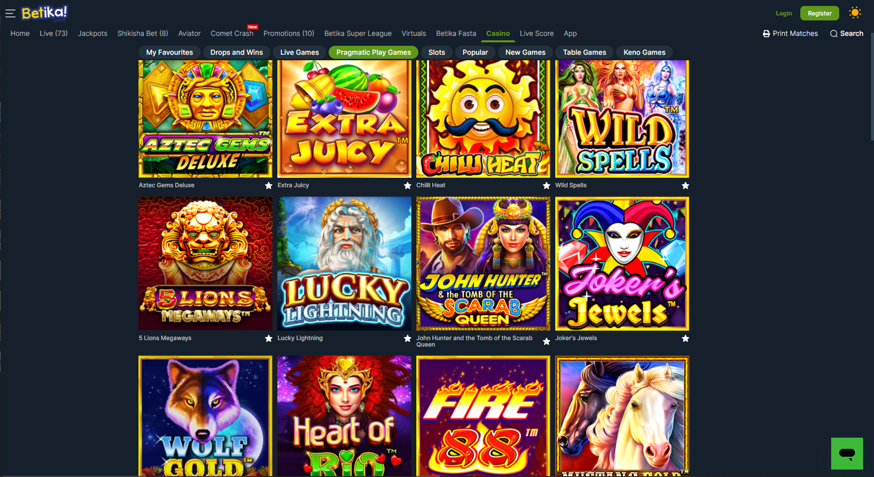 Betika logo Sportbettingsporter