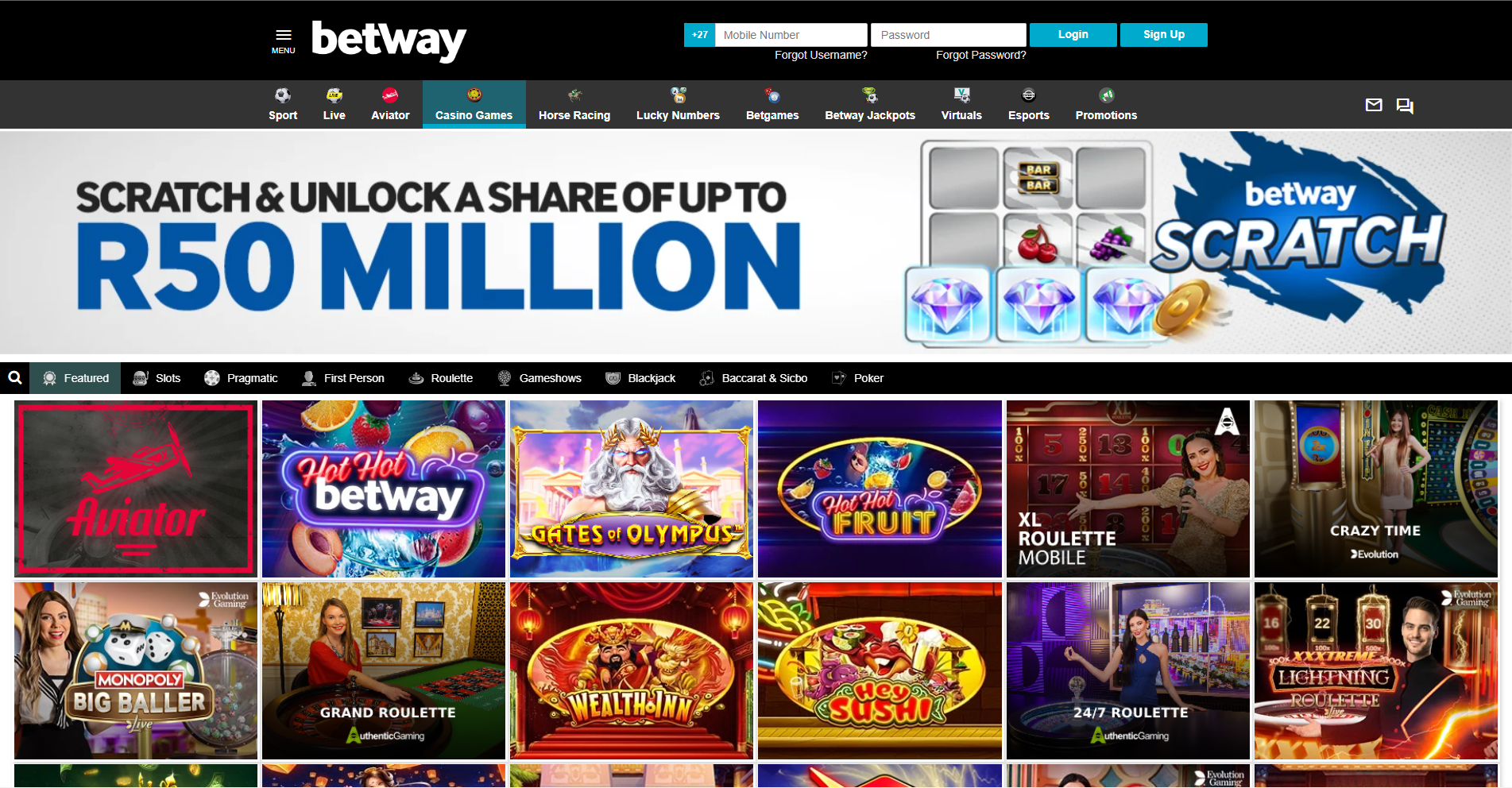 Betway logo Sportbettingsporter