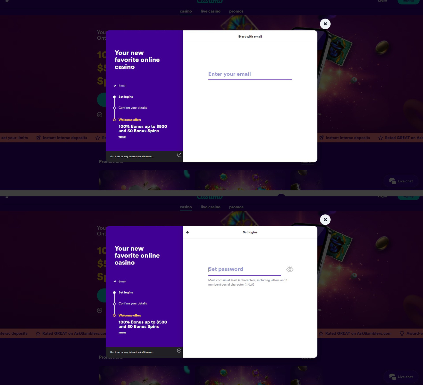 Casumo logo Sportbettingsporter