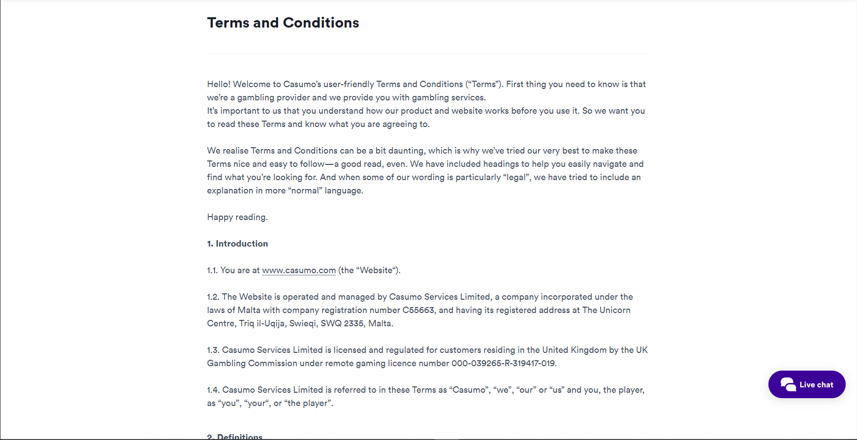 Casumo logo Sportbettingsporter