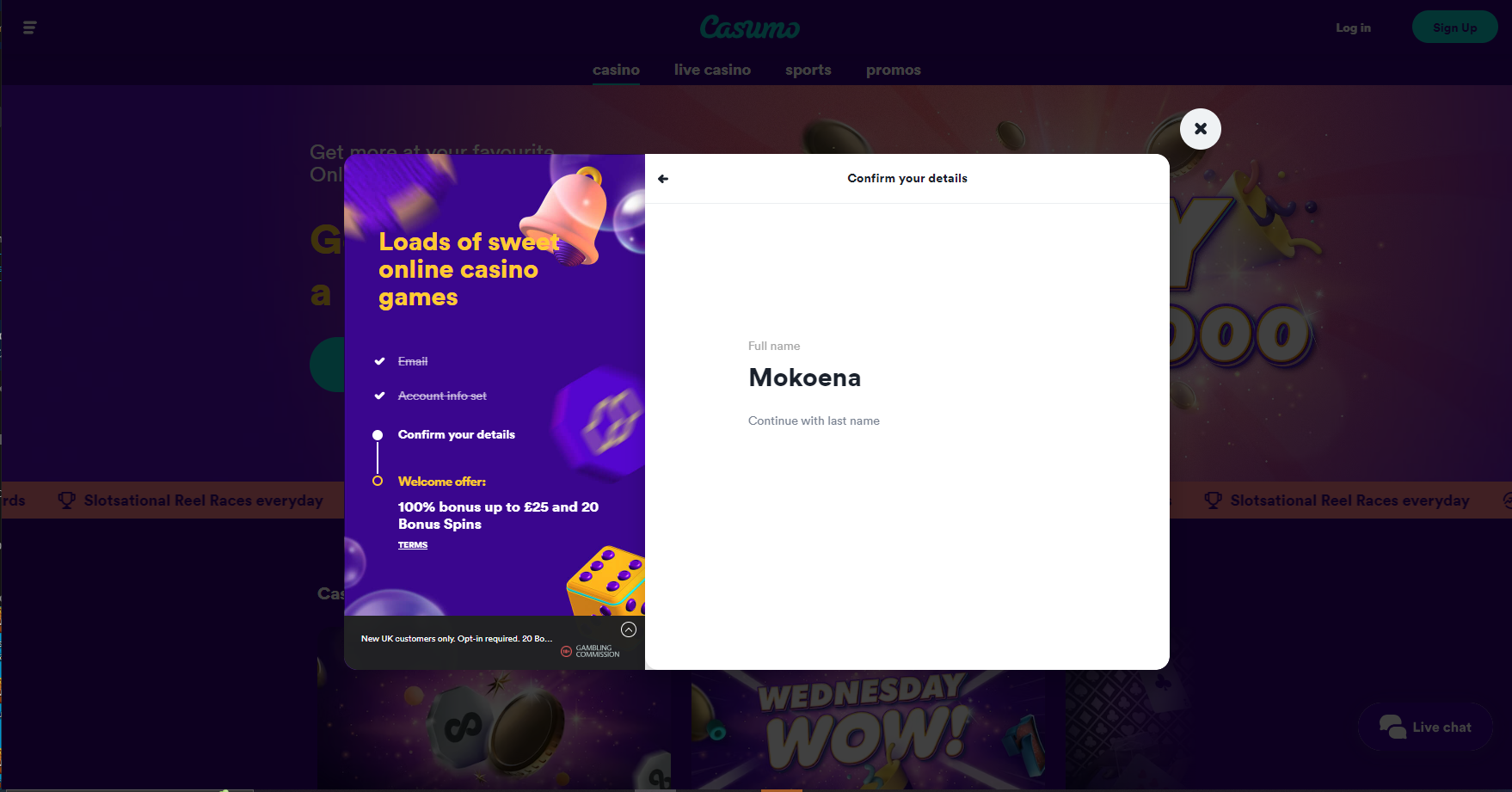 Casumo logo Sportbettingsporter