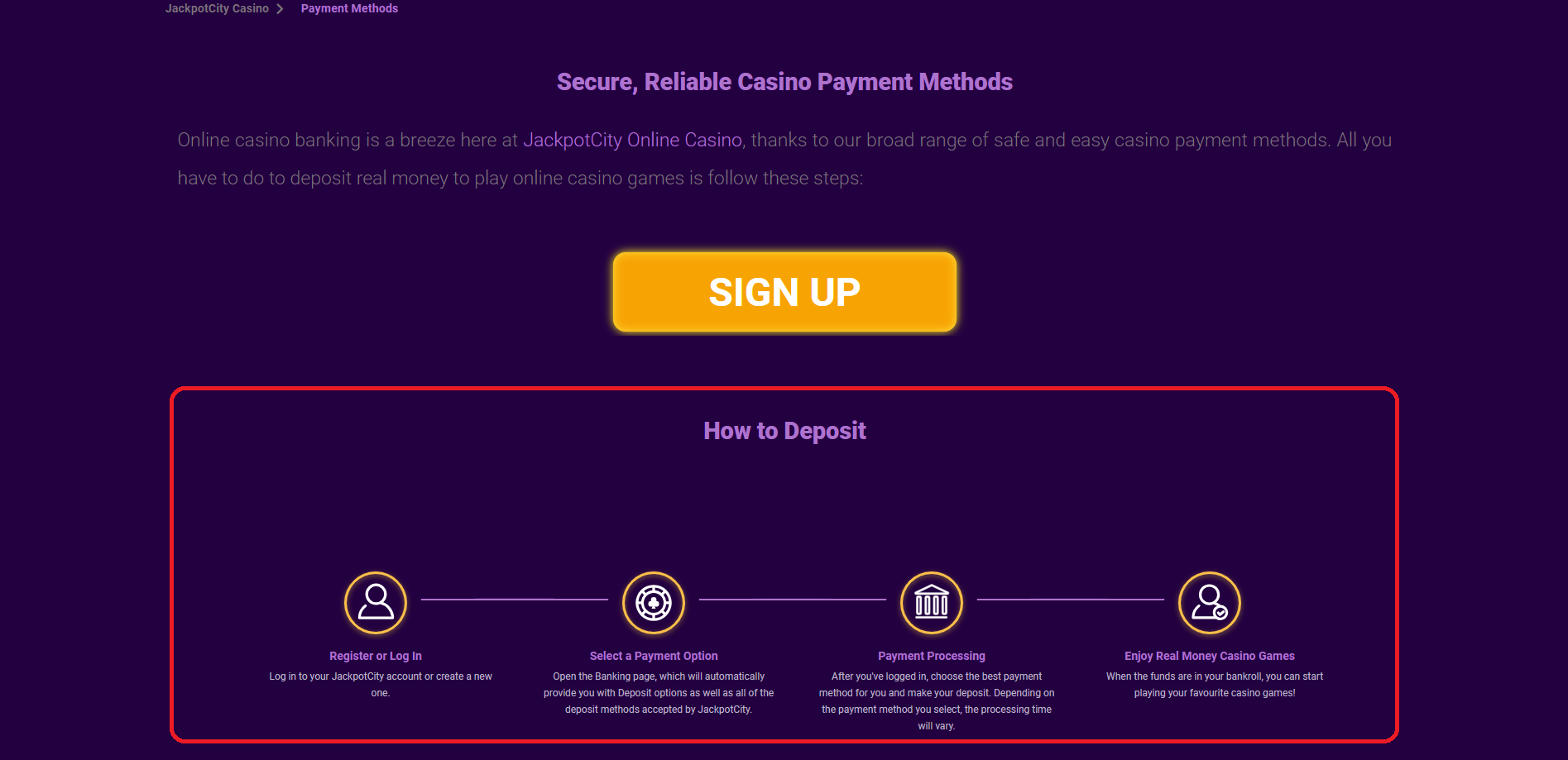 Jackpot City logo Sportbettingsporter