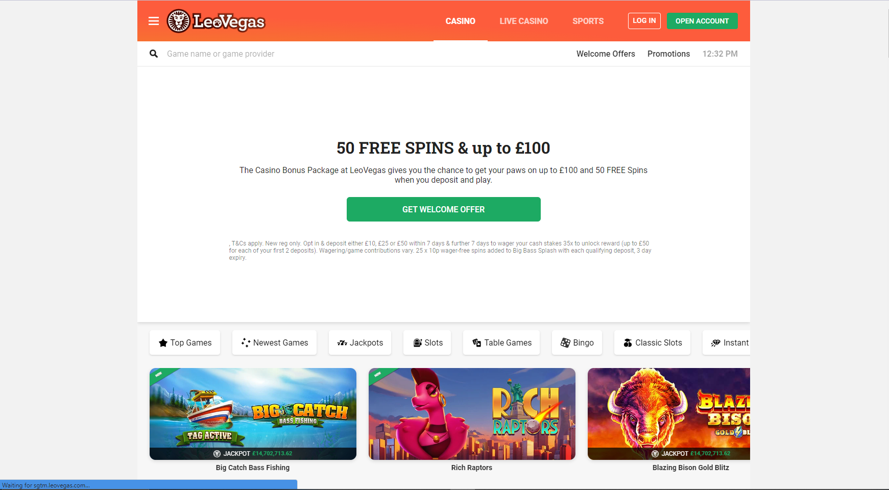Leo Vegas logo Sportbettingsporter