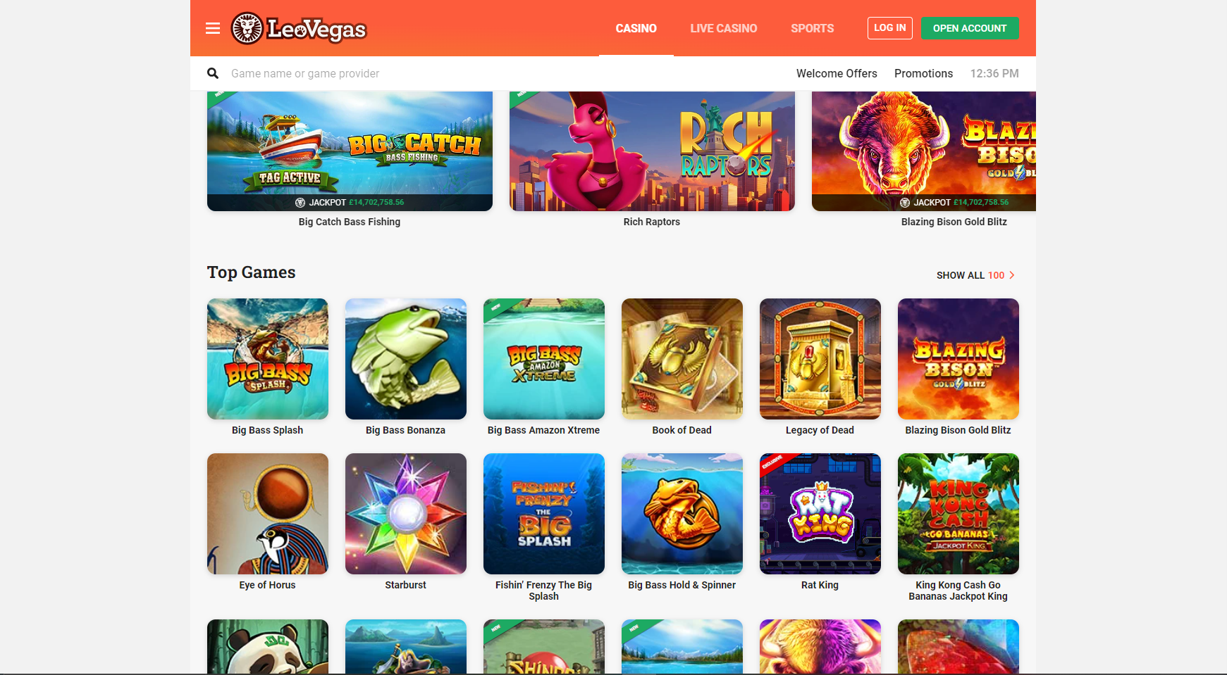 Leo Vegas logo Sportbettingsporter